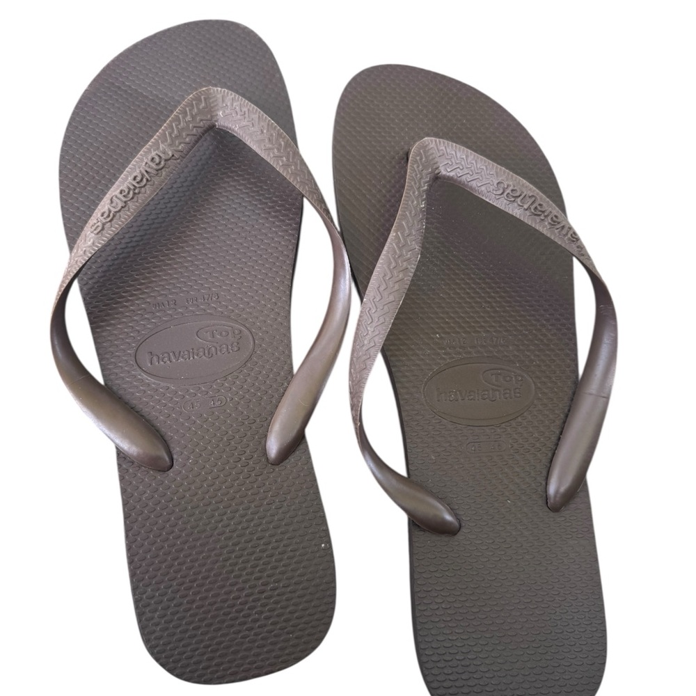 Havaianas Brown Rubber Flip Flops